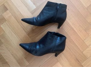 Botines Zara Piel Negros
