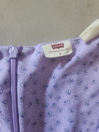 Vestido Levi's morado estampado