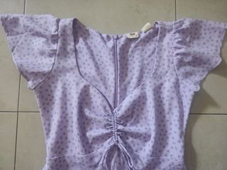 Vestido Levi's morado estampado