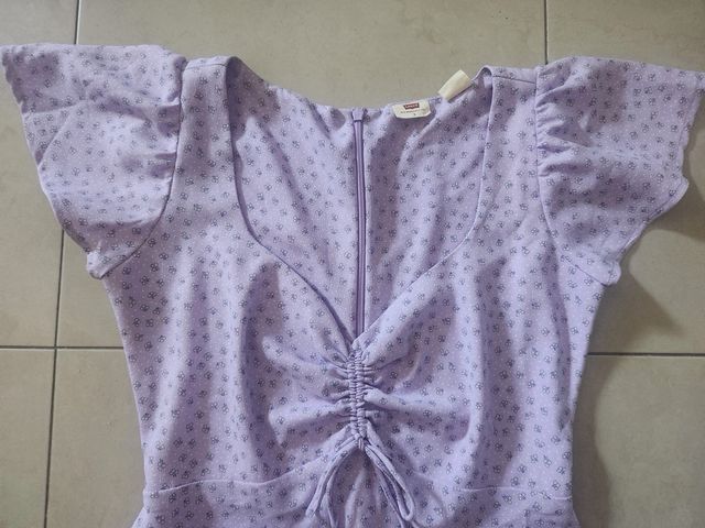 Vestido Levi's morado estampado