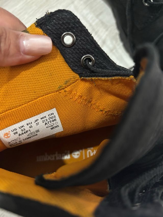 Botines Timberland Negros