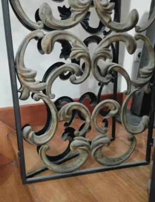 Biombo Metal Decoración Vintage