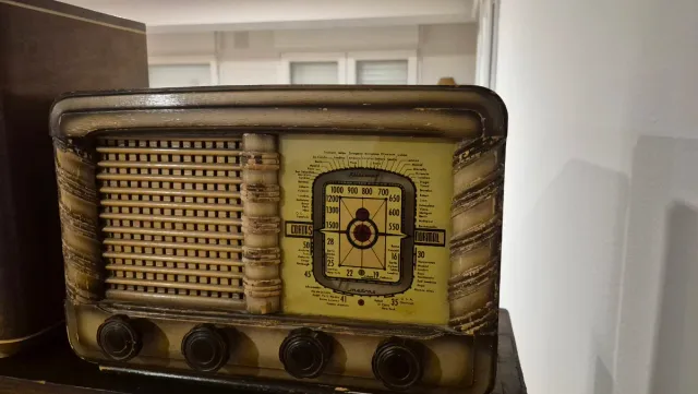 Radio Antigua Madera Vintage