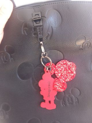 Bolso Desigual Mickey Mouse Negro Rojo