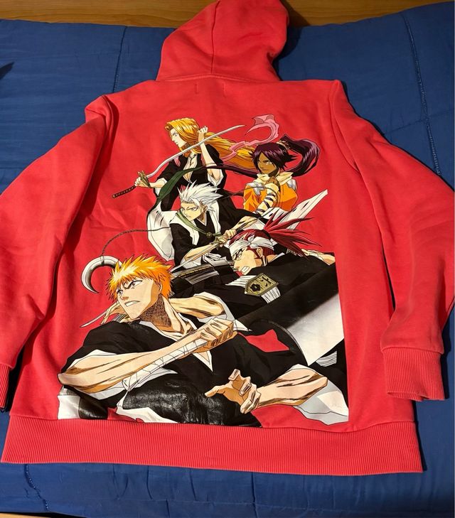 Sudadera Bleach Bershka Roja