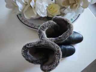 Botines de Piel Negro con Forro