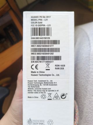 Huawei P8 lite 2017 in oro