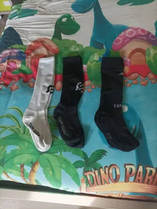 Medias de fútbol niño Talla 31-34 Guantes portero