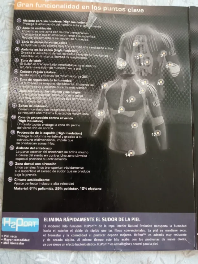 Camiseta técnica motorista Crivit XXL