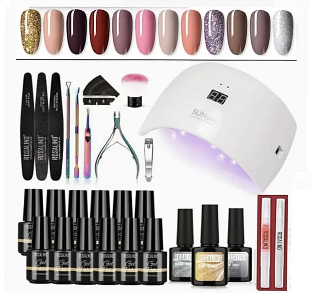 Set Uñas Semipermanentes Manicura