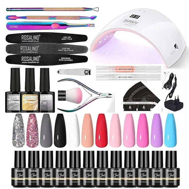 Set Uñas Semipermanentes Manicura