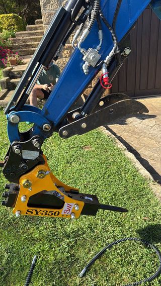 Martillo Hidráulico SY350 para Mini Excavadora