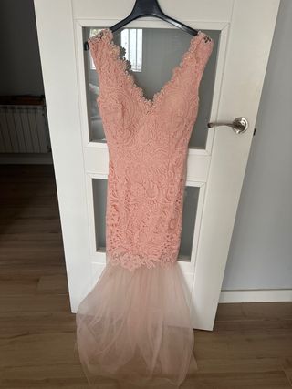 Vestido rosa para boda