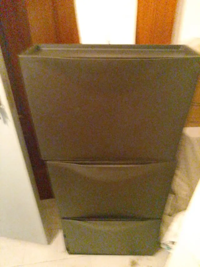 Zapatero IKEA PVC Negro