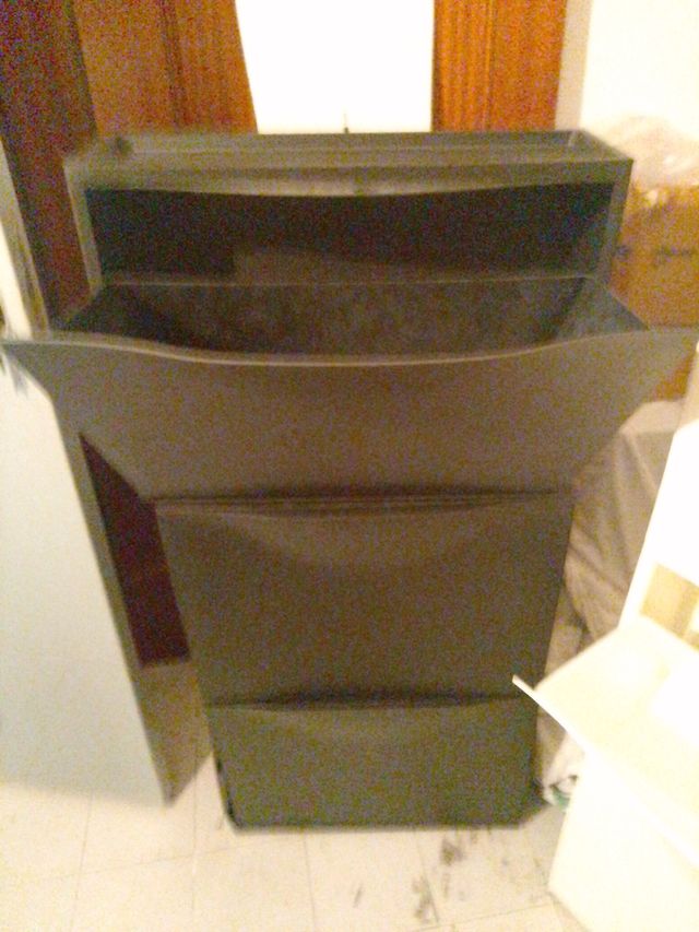 Zapatero IKEA PVC Negro