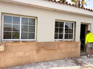 Monocapa y estuco para fachadas