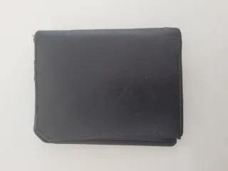 Cartera Montblanc Negra Perforada