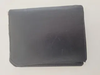 Cartera Montblanc Negra Perforada