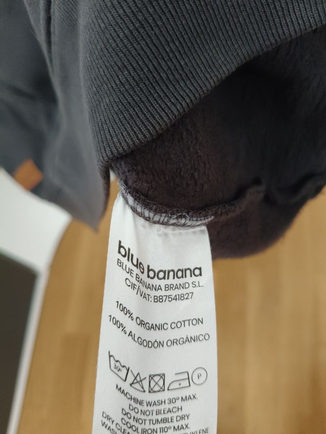 Sudadera Blue Banana Antracita