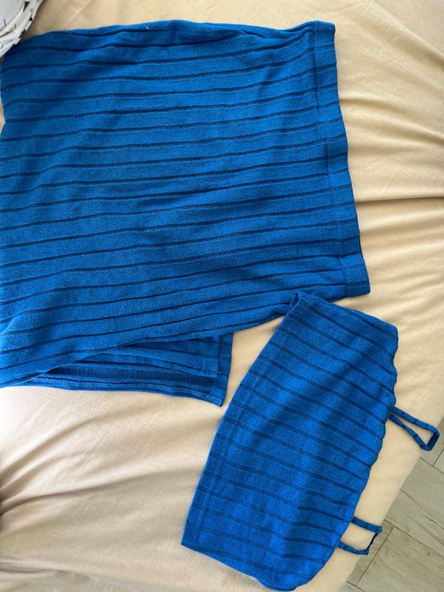 Conjunto azul verano