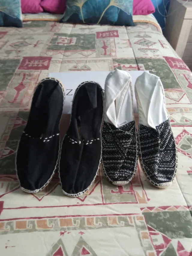 Alpargatas planas de esparto