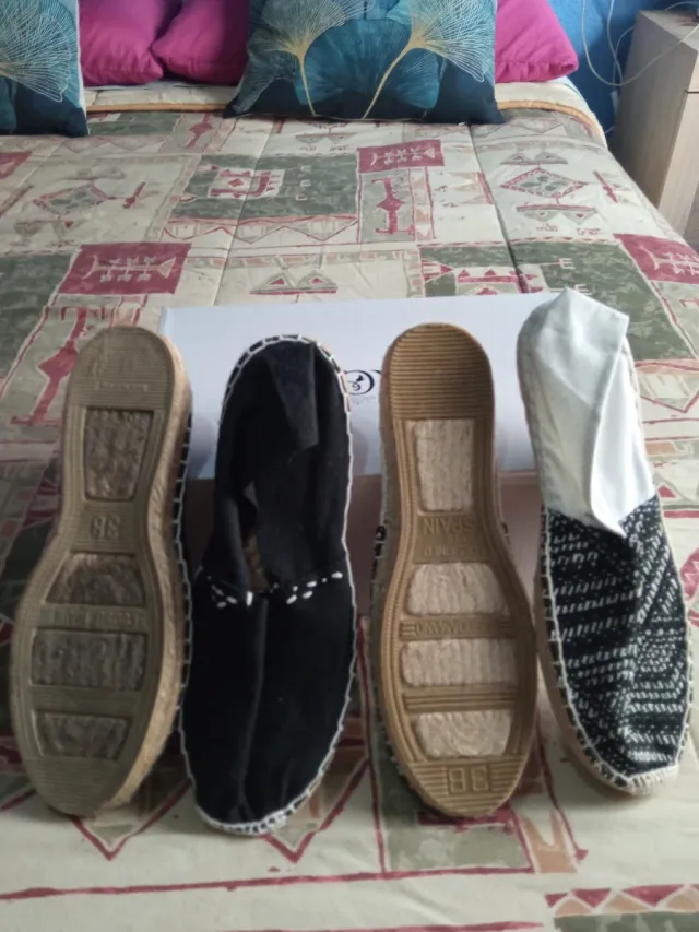 Alpargatas planas de esparto