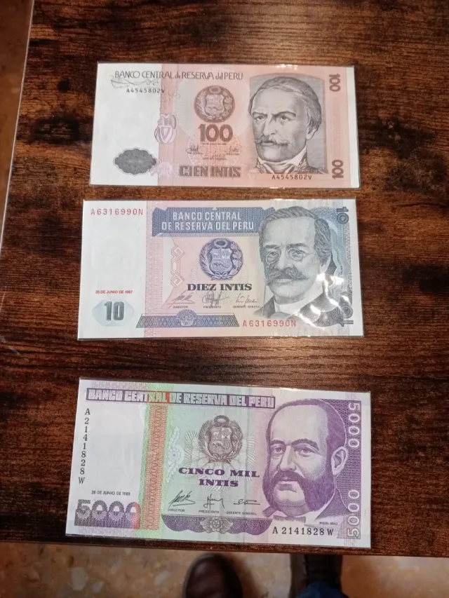 7 Billetes Colección
