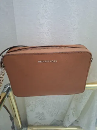 Bolso Michael Kors Jet Set bandolera marrón