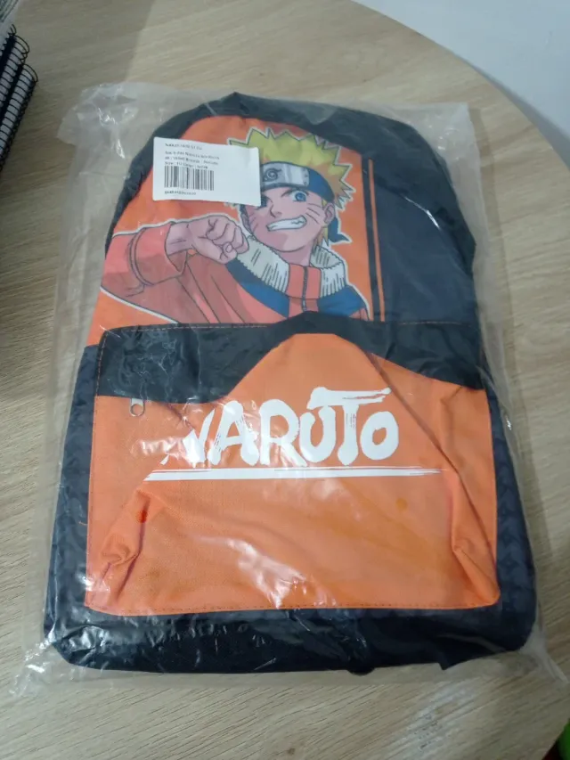 Mochila Escolar Naruto neuva sin estrenar 40x30x15