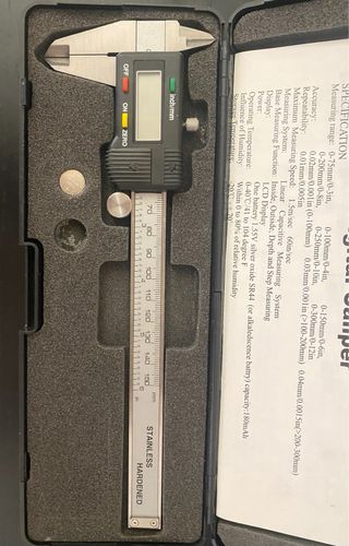 Calibro Digitale Elettronico Acciaio Inox