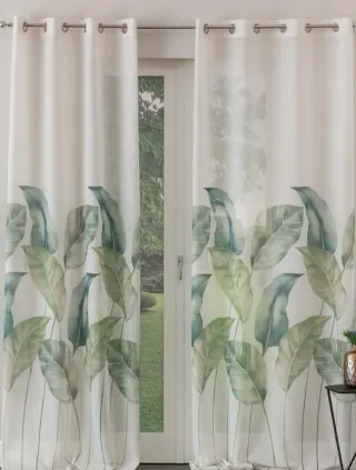 Tenda a Pannello Foglie Tropicali