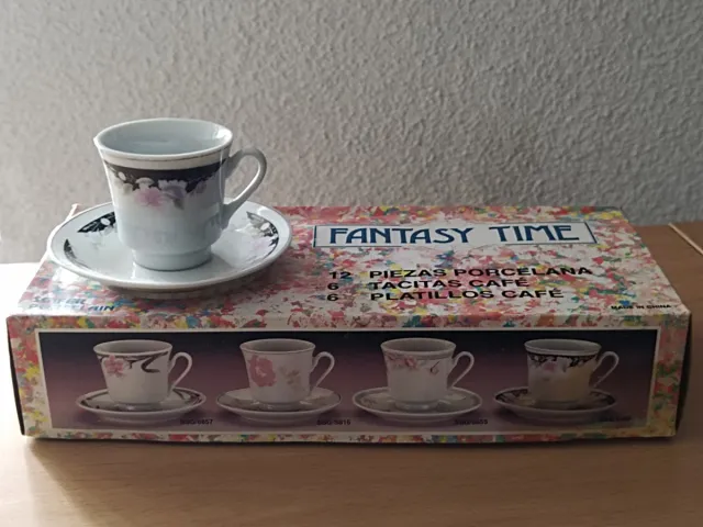 Juego de café Fantasy Time Porcelana