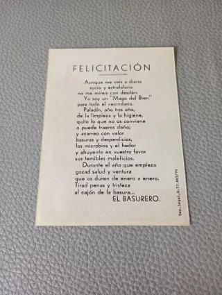 Lote 5 Felicitaciones Navidad Vintage