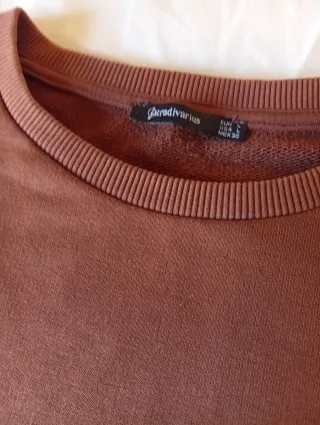 Sudadera marrón Cookie Talla L