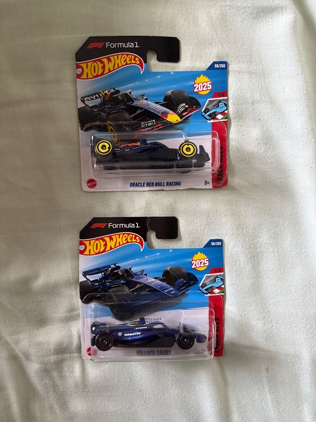 Hot Wheels F1 Oracle Red Bull y Williams