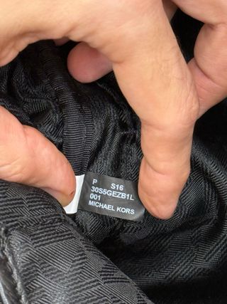 Mochila piel Michael Kors Negra Original