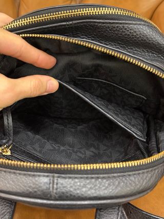 Mochila piel Michael Kors Negra Original