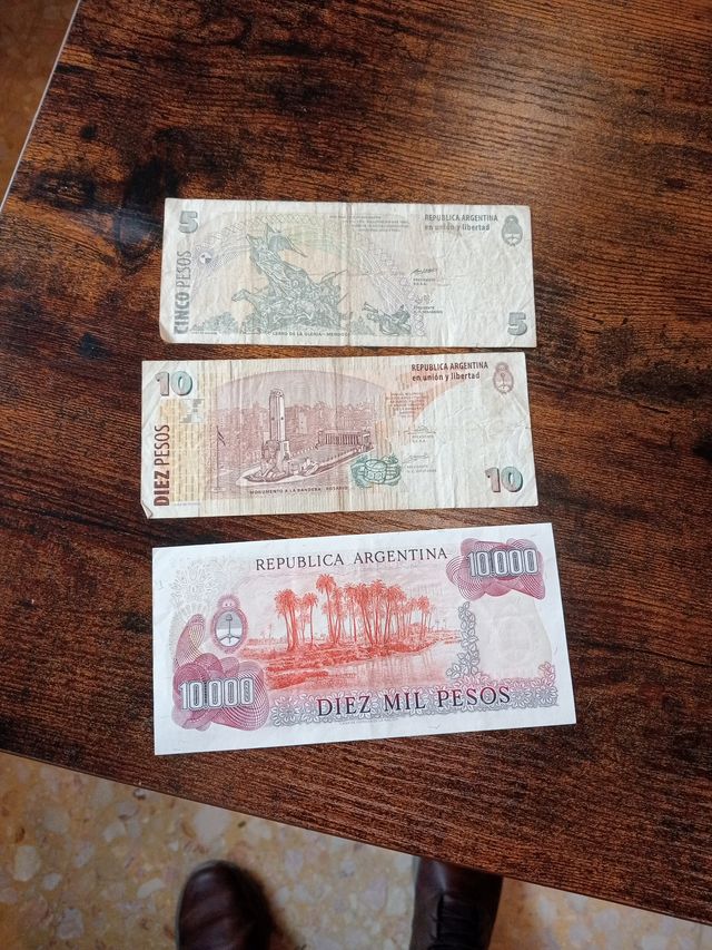 14 Billetes Argentinos Varios Valores