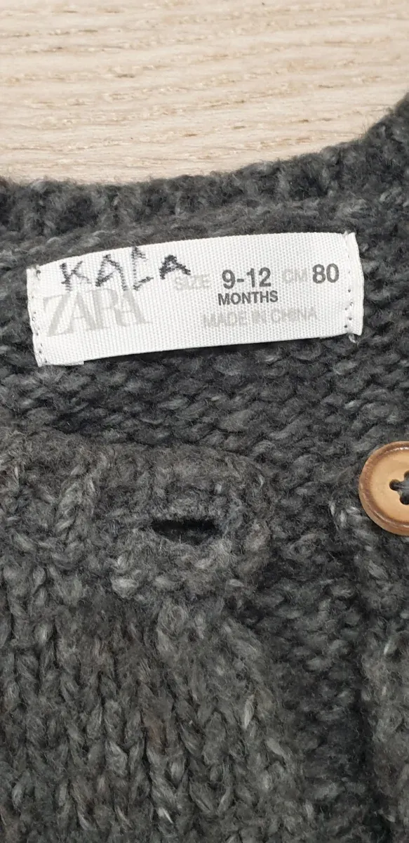 Chaqueta bebé Zara punto Fair Isle