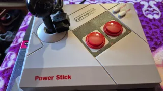 Control Retro-Bit Power Stick NES Beige/Rojo