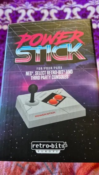 Control Retro-Bit Power Stick NES Beige/Rojo