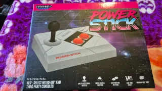 Control Retro-Bit Power Stick NES Beige/Rojo