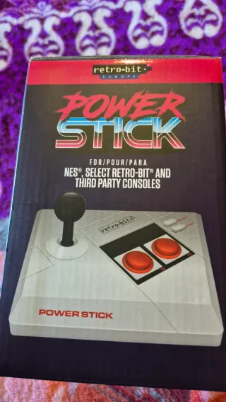 Control Retro-Bit Power Stick NES Beige/Rojo