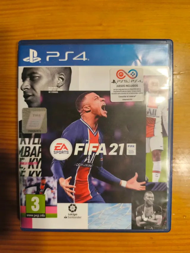 Lote 5 Juegos PS4: FIFA 21, WWE 2K17, NBA 2K21, NB