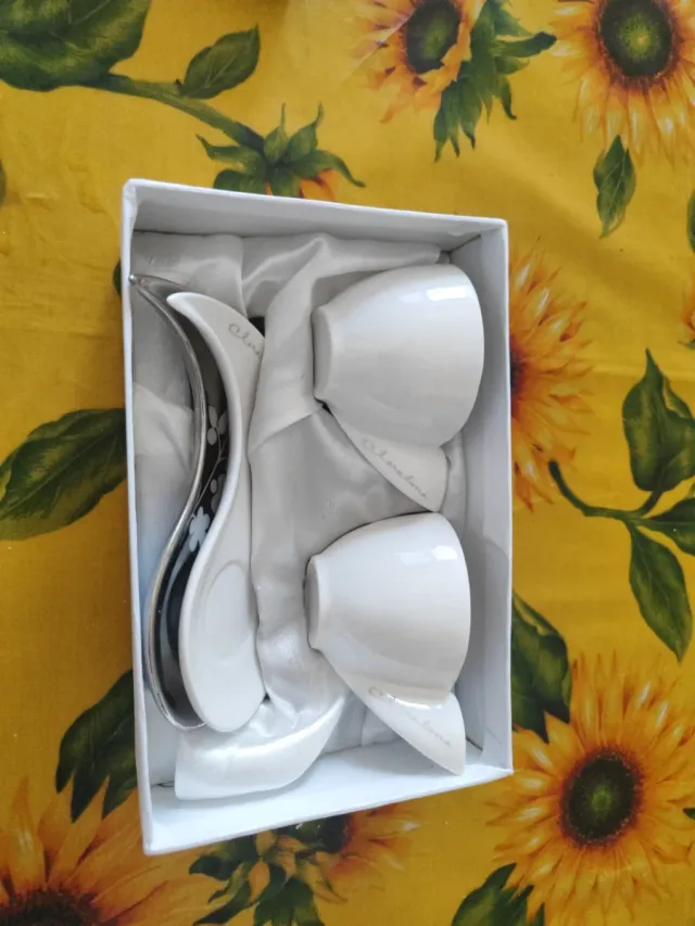 Scatola regalo Clara Luna bianca e oro