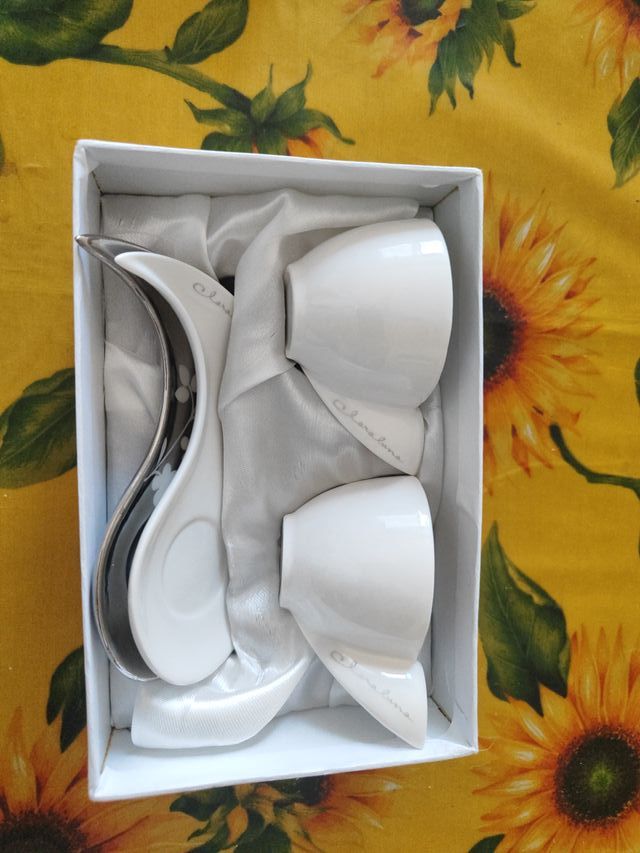 Scatola regalo Clara Luna bianca e oro