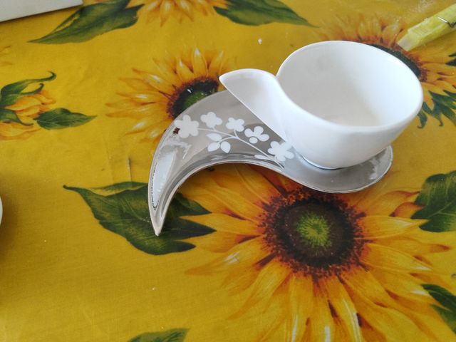 Scatola regalo Clara Luna bianca e oro