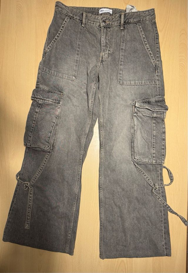 Jeans Zara Donna Grigio