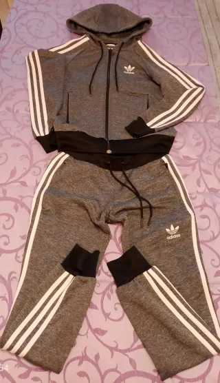 Tuta completa Adidas grigia taglia 36, S