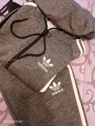 Tuta completa Adidas grigia taglia 36, S